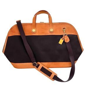 Dooney & Bourke Leather & Canvas Cabriolet Weekender Travel Bag
